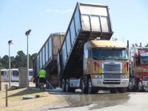 Truck using Marsden Truck Wash